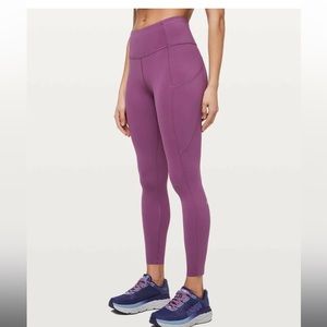 Lululemon Fast and Free 25in legging size 8